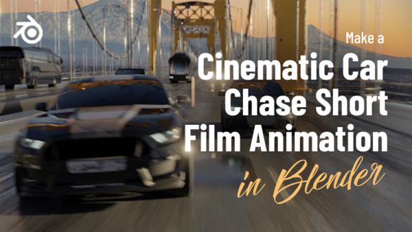 آموزش ساخت انیمیشن تعقیب و گریز در بلندر Car Chase Animation in Blender