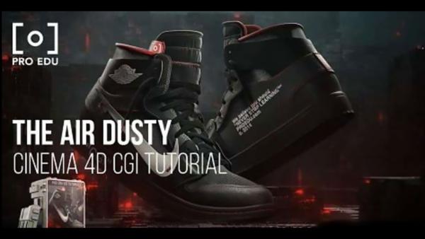 آموزش ساخت تیزر تبلیغاتی برای کفش با سینمافوردی Air Dusty Shoe Commercial