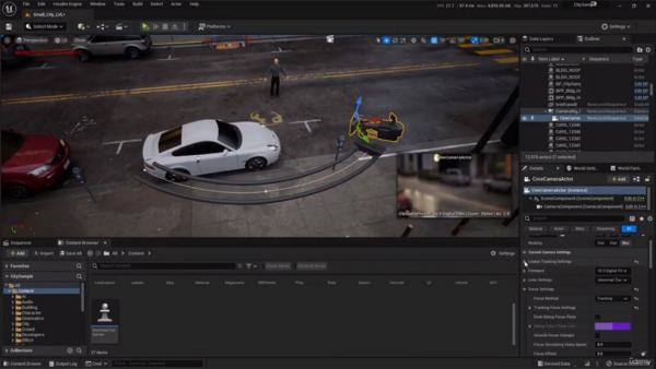 آموزش ساخت صحنه های سینمایی در آنریل انجین Unreal Engine 5 Cinematics