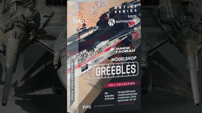 مجموعه مدل سه بعدی فضاپیما Modelshop Greebles Collection